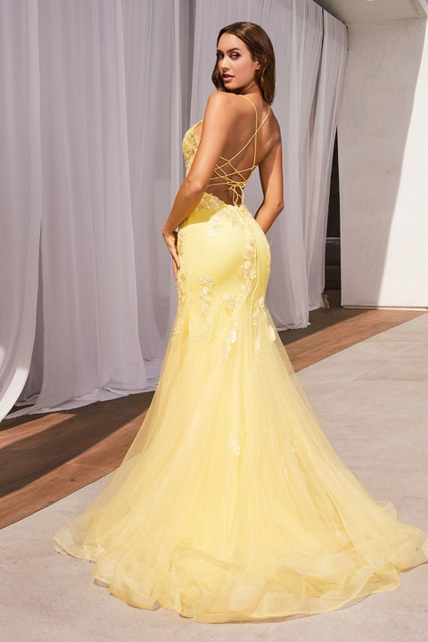 Ladivine - D145 Floral Mermaid Dress