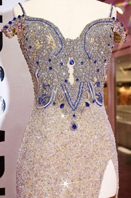 Portia And Scarlett Sweetheart Neck Off Shoulder Couture Dress PS24865C