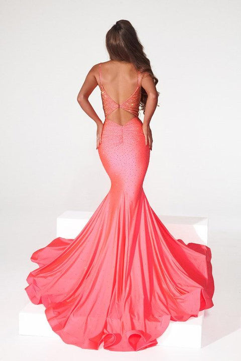 Portia And Scarlett V Neck Prom Dress PS22518