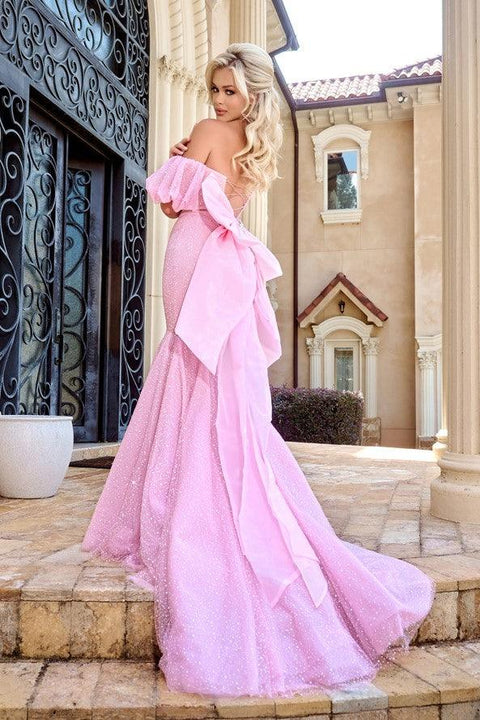 Portia And Scarlett Sweetheart Neck Off Shoulder Prom Dress PS24065