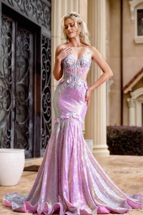 Portia And Scarlett V Neck Prom Dress PS24250