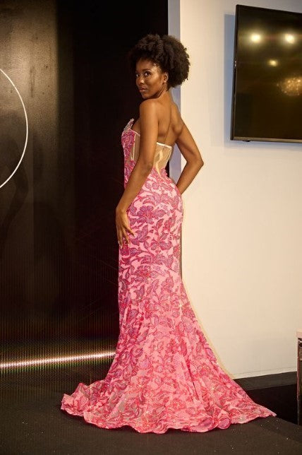 Portia And Scarlett V Neck Strapless Prom Dress PS24338