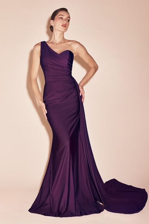 Ladivine - PT004 One Shoulder Gown