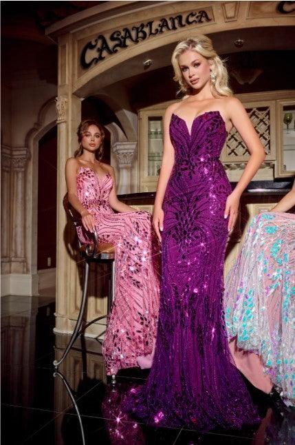 Portia And Scarlett V Neck Prom Dress PS24315