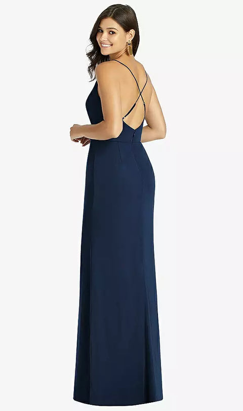 Thread Bridesmaid Th009 Criss Cross Back Mermaid Wrap Dress