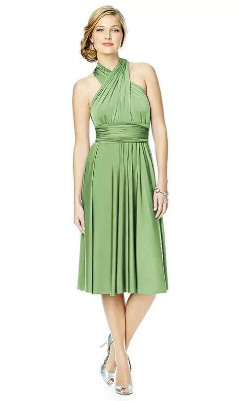 Twist Dresses Mj-twist1 Twist Wrap Convertible Cocktail Dress