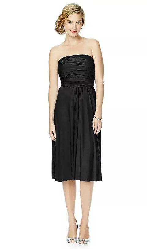 Twist Dresses Mj-twist1 Twist Wrap Convertible Cocktail Dress