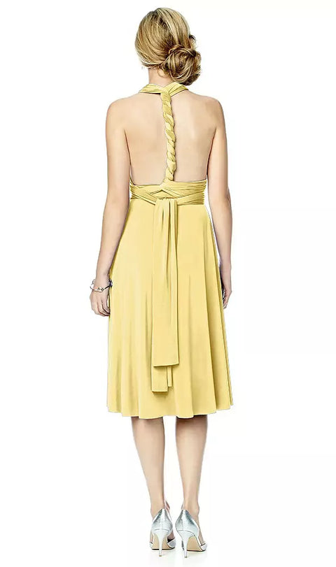 Twist Dresses Mj-twist1 Twist Wrap Convertible Cocktail Dress