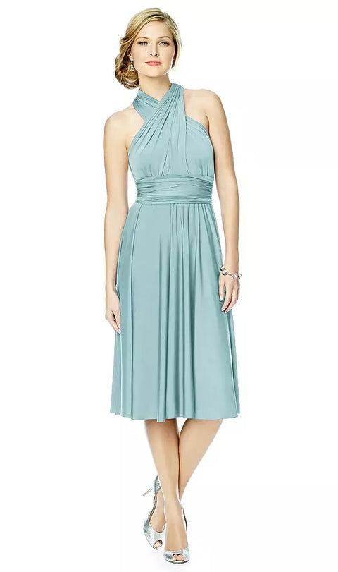 Twist Dresses Mj-twist1 Twist Wrap Convertible Cocktail Dress