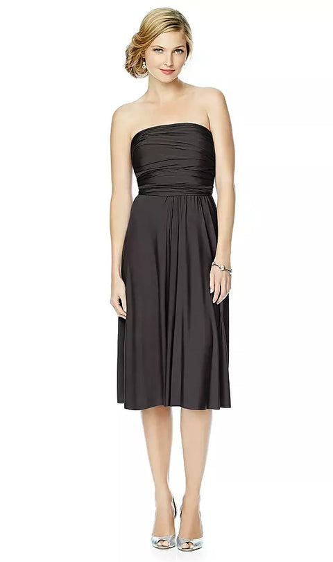 Twist Dresses Mj-twist1 Twist Wrap Convertible Cocktail Dress