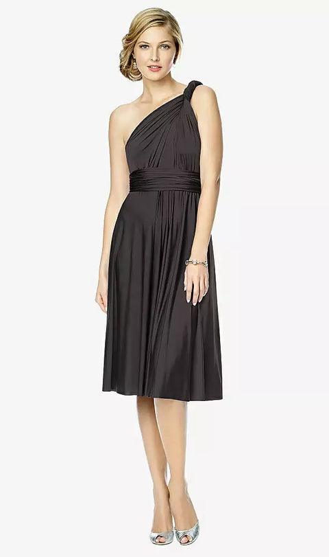 Twist Dresses Mj-twist1 Twist Wrap Convertible Cocktail Dress