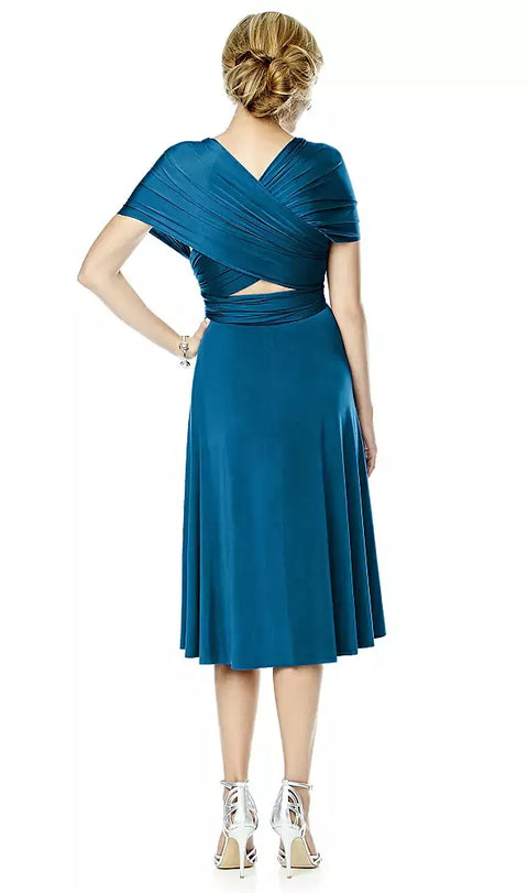 Twist Dresses Mj-twist1 Twist Wrap Convertible Cocktail Dress