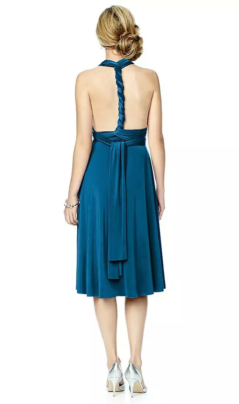 Twist Dresses Mj-twist1 Twist Wrap Convertible Cocktail Dress