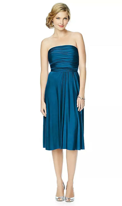 Twist Dresses Mj-twist1 Twist Wrap Convertible Cocktail Dress