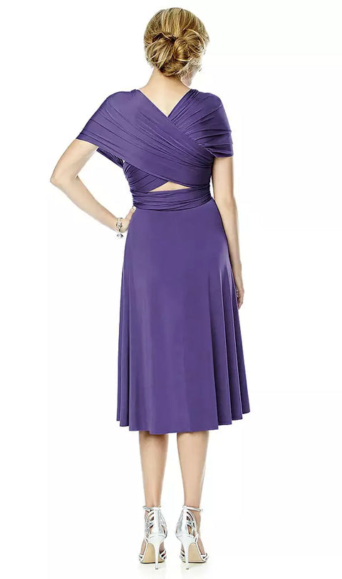 Twist Dresses Mj-twist1 Twist Wrap Convertible Cocktail Dress