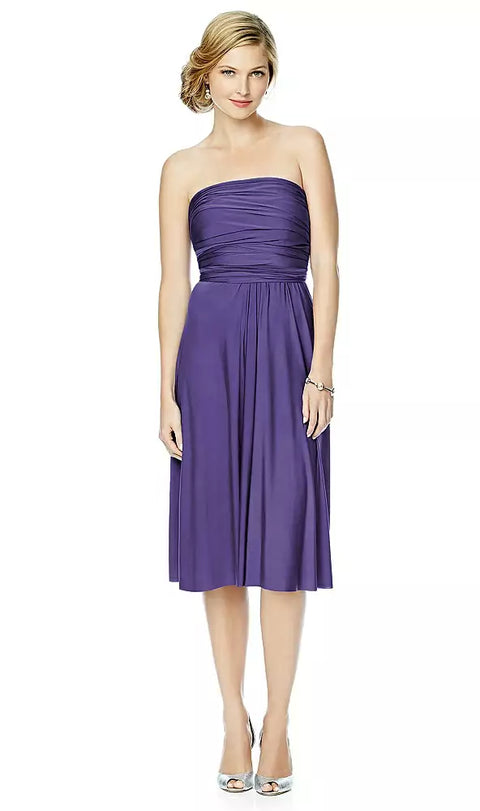 Twist Dresses Mj-twist1 Twist Wrap Convertible Cocktail Dress