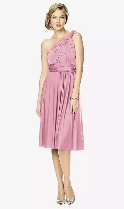 Twist Dresses Mj-twist1 Twist Wrap Convertible Cocktail Dress