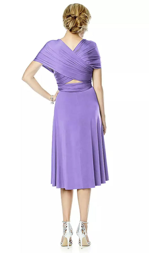 Twist Dresses Mj-twist1 Twist Wrap Convertible Cocktail Dress