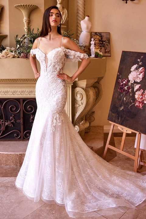 Andrea & Leo - WL051 Plunging Neckline Gown