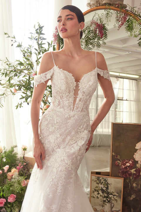 Andrea & Leo - WL051 Plunging Neckline Gown