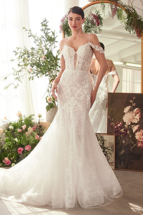 Andrea & Leo - WL051 Plunging Neckline Gown